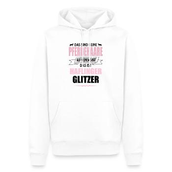 Pferde Pferd Haflinger Reiter Geschenk - Männer Premium Bio Hoodie - Weiß - Vorne - Nico (187cm)