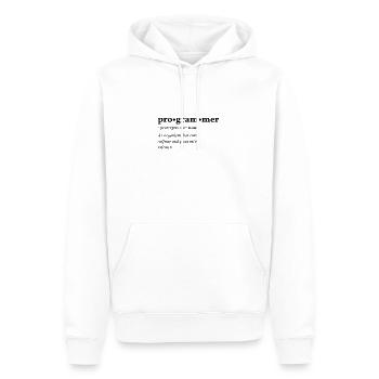 Programmer (Programmierer) Clean Edition - Männer Premium Bio Hoodie - Weiß - Vorne - Nico (187cm)