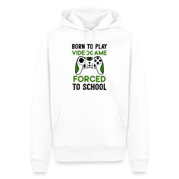 Chemise de joueur pour l'amour de jeu vidéo de garçons adolescents - Sweat à capuche Premium bio Homme - blanc - Devant - Nico (187cm)