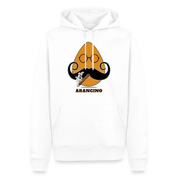 Arancino Sicilian specialità - Männer Premium Bio Hoodie - Weiß - Vorne - Nico (187cm)