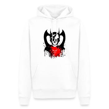 Vampire Zombie Girl - Men’s Premium Organic Hoodie - white - Front - Nico (187cm)