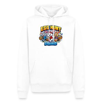 Egg Hunt Squad Kids Easter Easter Egg - Men’s Premium Organic Hoodie - white - Front - Nico (187cm)