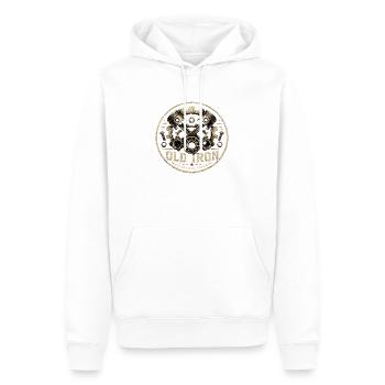 Altes Eisen Mechanik Legende - Männer Premium Bio Hoodie - Weiß - Vorne - Nico (187cm)
