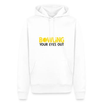 Bowling - Männer Premium Bio Hoodie - Weiß - Vorne - Nico (187cm)
