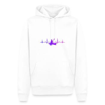 Canoë Kayak Femme Kayak Kayak Homme - Sweat à capuche Premium bio Homme - blanc - Devant - Nico (187cm)