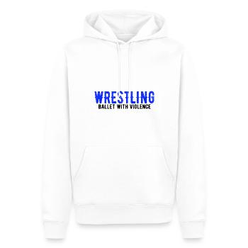 Grappling Martial Arts Wrestling - Männer Premium Bio Hoodie - Weiß - Vorne - Nico (187cm)
