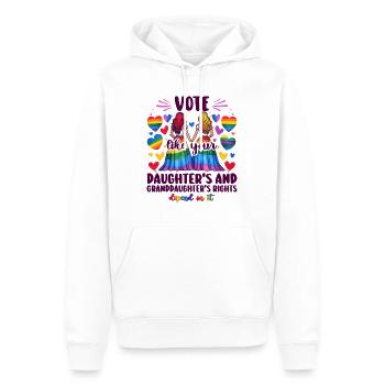 Oma Feminismus Tochter Kleines Mädchen Oma - Männer Premium Bio Hoodie - Weiß - Vorne - Nico (187cm)