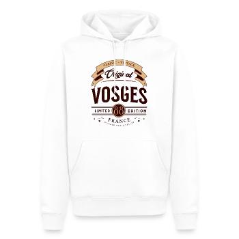 Departamento Vogesen, Frankreich - Männer Premium Bio Hoodie - Weiß - Vorne - Nico (187cm)
