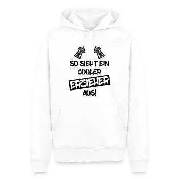 Cooler Erzieher Kindergärtner Kindergarten - Männer Premium Bio Hoodie - Weiß - Vorne - Nico (187cm)