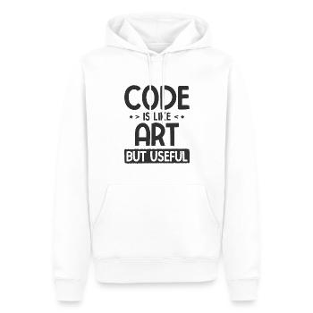 Software Ingenieur Informatiker Programmierer - Männer Premium Bio Hoodie - Weiß - Vorne - Nico (187cm)