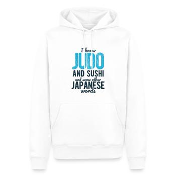 Japanischer Kampfsport Judo - Männer Premium Bio Hoodie - Weiß - Vorne - Nico (187cm)