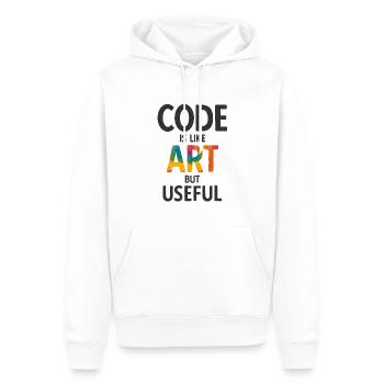 Software Ingenieur Informatiker Programmierer - Männer Premium Bio Hoodie - Weiß - Vorne - Nico (187cm)