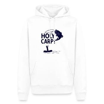 Angler Spruch zum Angeln Angel - Männer Premium Bio Hoodie - Weiß - Vorne - Nico (187cm)