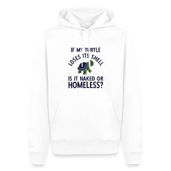Schildkröten - Männer Premium Bio Hoodie - Weiß - Vorne - Nico (187cm)