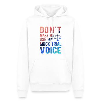 Richter Jurist Anwalt - Männer Premium Bio Hoodie - Weiß - Vorne - Nico (187cm)