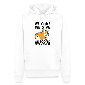 Nagetier Meerschwein Meerschweinchen - Männer Premium Bio Hoodie - Weiß - Vorne - Nico (187cm)