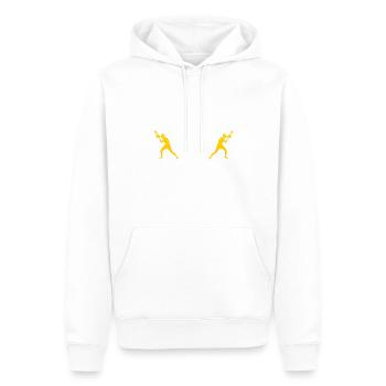 Tischtennisspieler Spruch Für Tischtennis - Männer Premium Bio Hoodie - Weiß - Vorne - Nico (187cm)