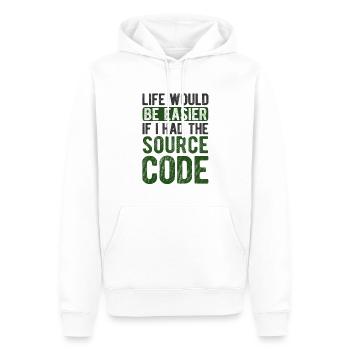 Software Ingenieur Informatiker Programmierer - Männer Premium Bio Hoodie - Weiß - Vorne - Nico (187cm)