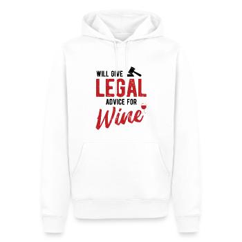 Richter Jurist Anwalt - Männer Premium Bio Hoodie - Weiß - Vorne - Nico (187cm)