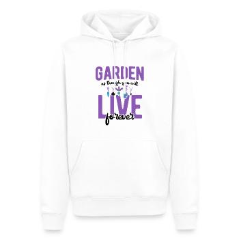 Landschaftsgärtner Hobbygärtner Gärtner - Männer Premium Bio Hoodie - Weiß - Vorne - Nico (187cm)