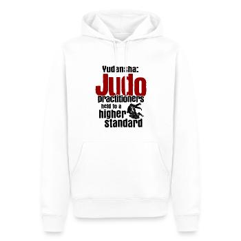 Japanischer Kampfsport Judo - Männer Premium Bio Hoodie - Weiß - Vorne - Nico (187cm)