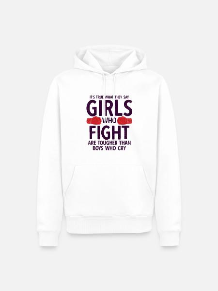 Boxsport Boxing - Männer Premium Bio Hoodie - Weiß