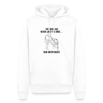 Israelischer Kampfsport Krav Maga - Männer Premium Bio Hoodie - Weiß - Vorne - Nico (187cm)