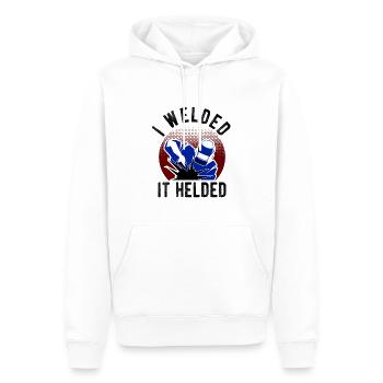 Schweißen Für Schweißer - Männer Premium Bio Hoodie - Weiß - Vorne - Nico (187cm)