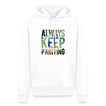 Maler Zeichner für Künstler - Männer Premium Bio Hoodie - Weiß - Vorne - Nico (187cm)