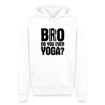Yogalehrer Spruch Für Yogi Yoga - Männer Premium Bio Hoodie - Weiß - Vorne - Nico (187cm)