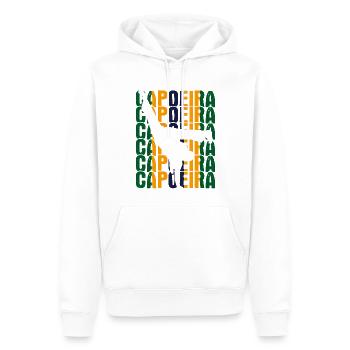 Capoeira - Männer Premium Bio Hoodie - Weiß - Vorne - Nico (187cm)