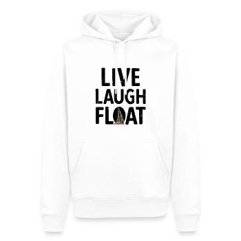 Segelboot Kapitän Spruch Zum Segeln - Männer Premium Bio Hoodie - Weiß - Vorne - Nico (187cm)