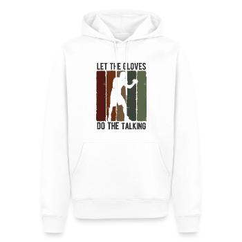 Boxsport Boxing - Männer Premium Bio Hoodie - Weiß - Vorne - Nico (187cm)
