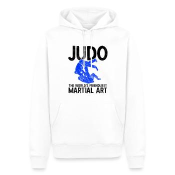 Japanischer Kampfsport Judo - Männer Premium Bio Hoodie - Weiß - Vorne - Nico (187cm)