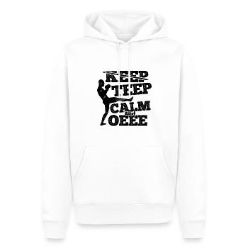 Thaiboxen Muay Thai - Männer Premium Bio Hoodie - Weiß - Vorne - Nico (187cm)