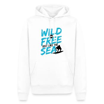 Surfen Wellenreiten Für Surfing - Männer Premium Bio Hoodie - Weiß - Vorne - Nico (187cm)