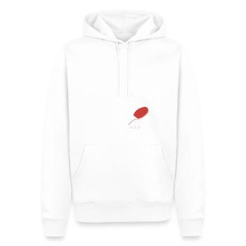 Tischtennisspieler Spruch Für Tischtennis - Männer Premium Bio Hoodie - Weiß - Vorne - Nico (187cm)