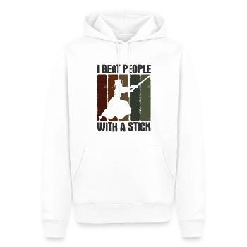 Japanischer Schwertkampf Kendo - Männer Premium Bio Hoodie - Weiß - Vorne - Nico (187cm)