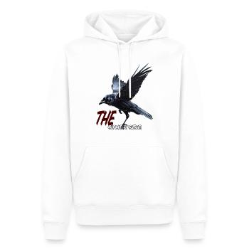 die andere Seite - Männer Premium Bio Hoodie - Weiß - Vorne - Nico (187cm)