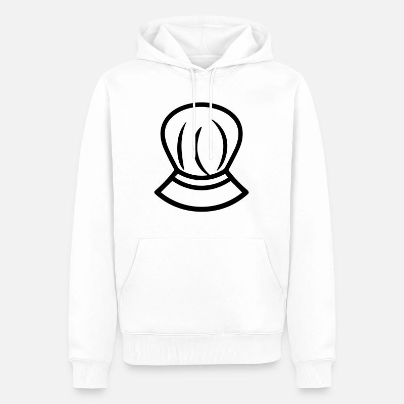 Küchenchef - Männer Premium Bio Hoodie - Weiß