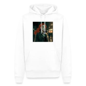 Nyck – Shadow of Evil (Character) - Sweat à capuche Premium bio Homme - blanc - Devant - Nico (187cm)
