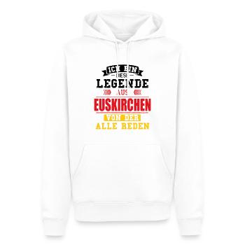 Stadt Euskirchen Deutschland Legende Spruch - Männer Premium Bio Hoodie - Weiß - Vorne - Nico (187cm)