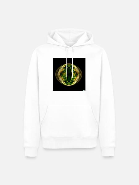 I see you - Männer Premium Bio Hoodie - Weiß