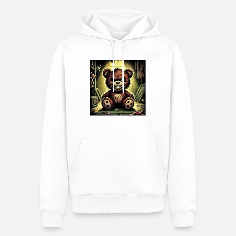 AE7B122C 8612 4CB8 B4D9 80159B4DBCE4 - Männer Premium Bio Hoodie - Weiß