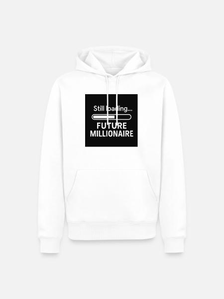 Millionärsclub - Männer Premium Bio Hoodie - Weiß