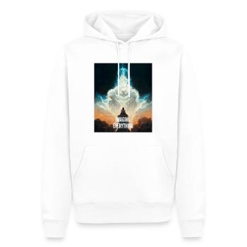 Imagine - Men’s Premium Organic Hoodie - white - Front - Nico (187cm)
