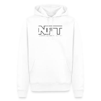 Non Fungible Token NFT - Dezentrale Finanzen DEFI - Männer Premium Bio Hoodie - Weiß - Vorne - Nico (187cm)