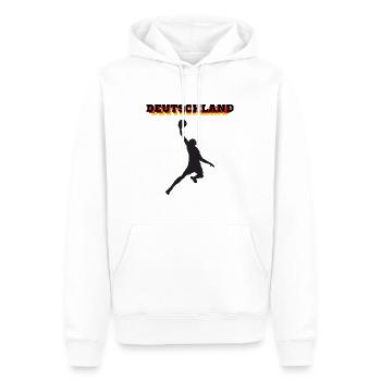 Basketball Win Allemagne - Sweat à capuche Premium bio Homme - blanc - Devant - Nico (187cm)
