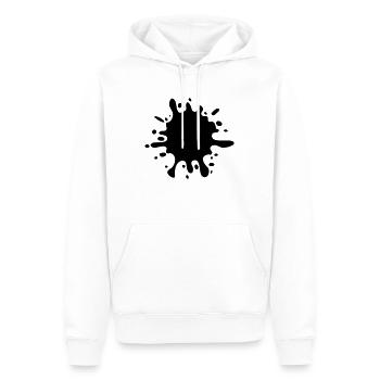 Splashes of color - Men’s Premium Organic Hoodie - white - Front - Nico (187cm)