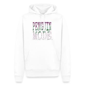 emperor penguin dj dab move ice animated film - Männer Premium Bio Hoodie - Weiß - Vorne - Nico (187cm)